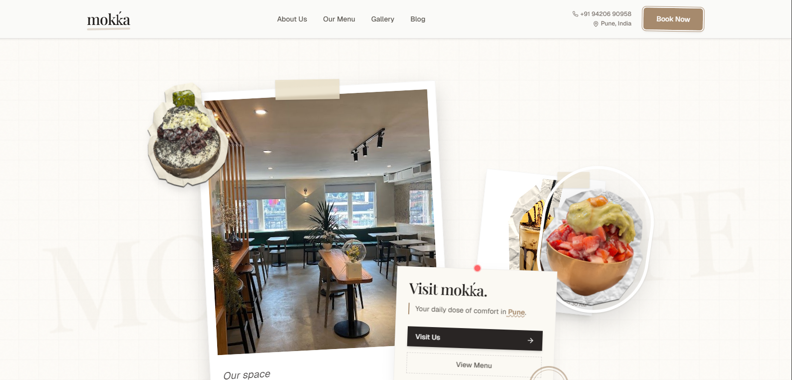 Cafe Website